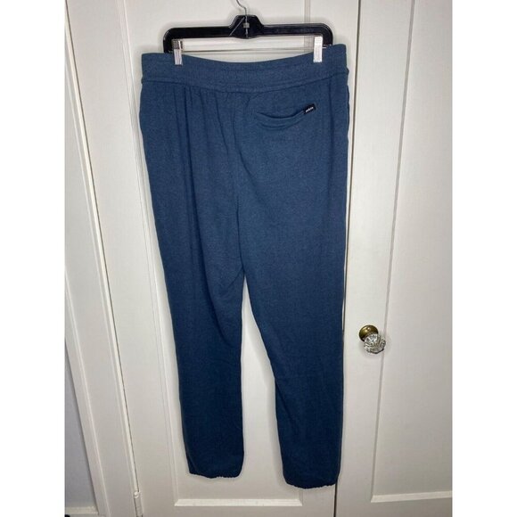PrAna Cardiff Fleece Sweatpant Dark Sky Heather XL Soft Lining Blue Hemp - Picture 5 of 7
